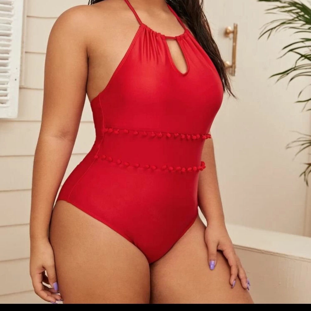 Ruby Red Swimsuit 👙 - Picture 3 of 5